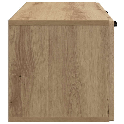 Wall-Mounted TV Cabinet 59.5 x 31 x 30 cm Artisan Oak