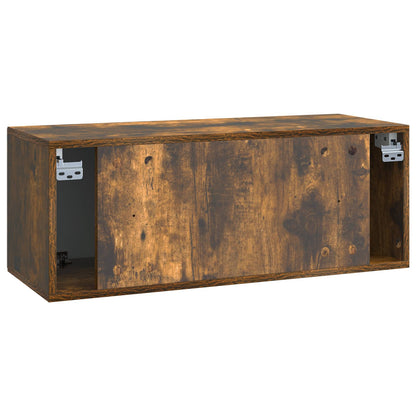 Wall-Mounted TV Cabinet Smoked Oak 78.5 x 31 x 30 cm