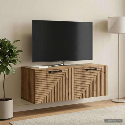 Wall-Mounted TV Cabinet 78.5 x 31 x 30 cm Artisan Oak