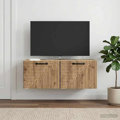 Wall-Mounted TV Cabinet 78.5 x 31 x 30 cm Artisan Oak