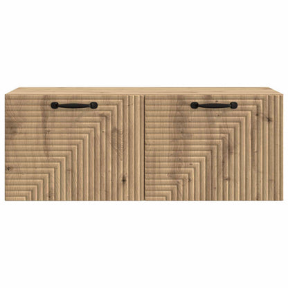 Wall-Mounted TV Cabinet 78.5 x 31 x 30 cm Artisan Oak