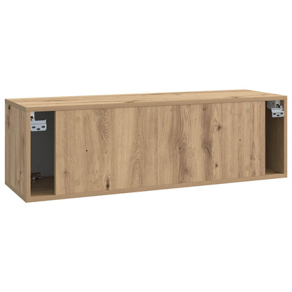 Wall-Mounted TV Cabinet 98 x 31 x 30 cm Artisan Oak