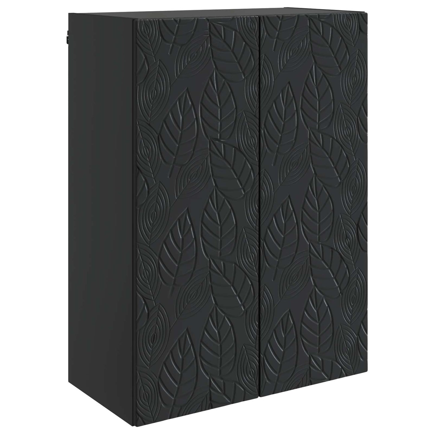 Wall-Mounted Cabinet Black 66 x 34.5 x 90 cm Engineered Wood
