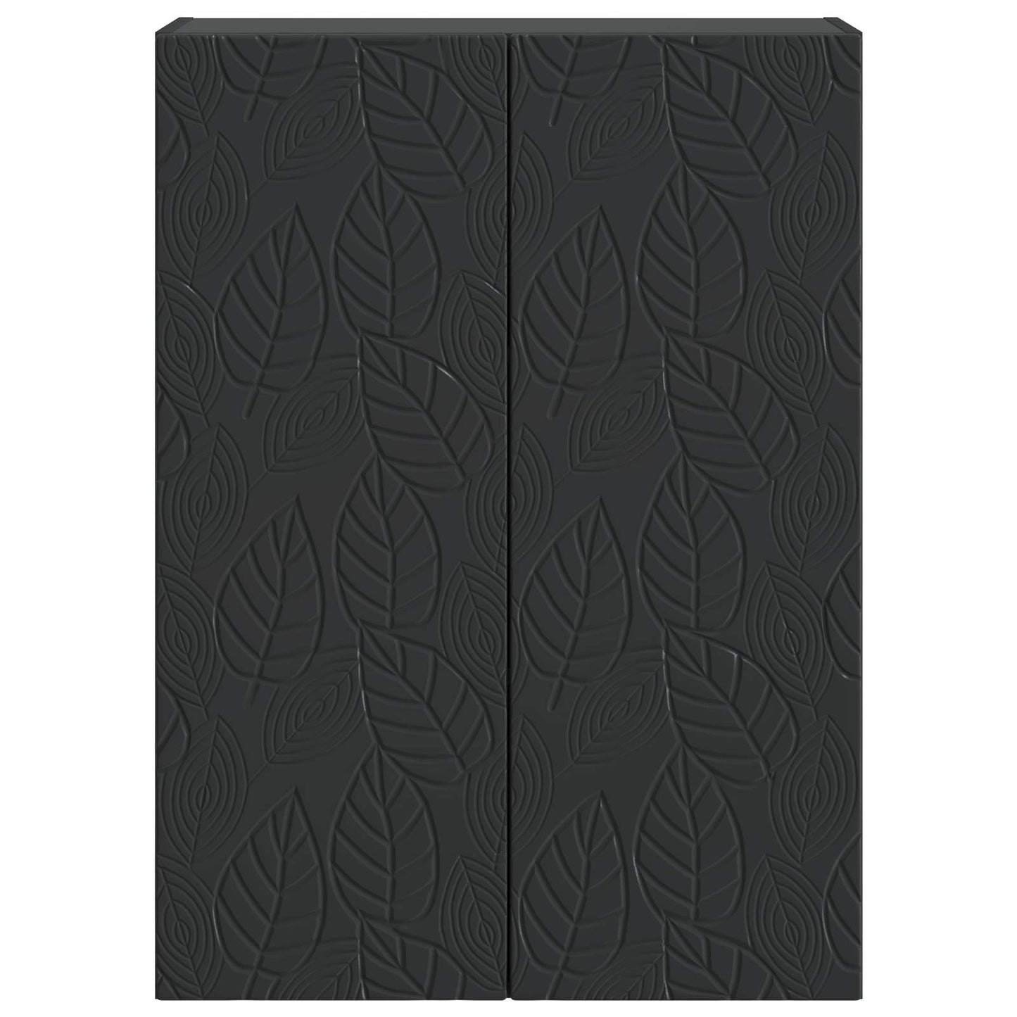 Wall-Mounted Cabinet Black 66 x 34.5 x 90 cm Engineered Wood