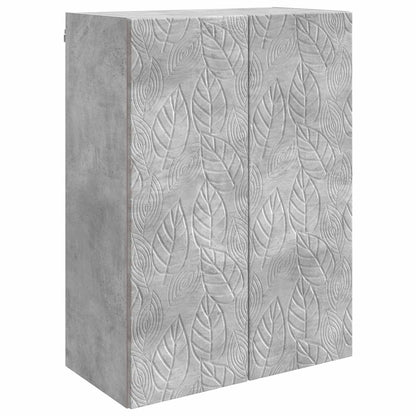 Wall-Mounted Cabinet Concrete Grey 66 x 34.5 x 90 cm