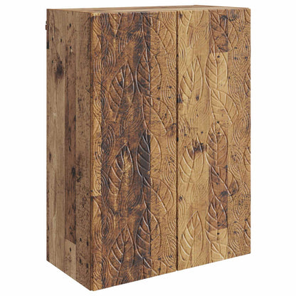 Wall-Mounted Cabinet Old Wood 66 x 34.5 x 90 cm Engineered Wood