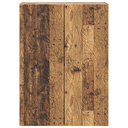 Wall-Mounted Cabinet Old Wood 66 x 34.5 x 90 cm Engineered Wood
