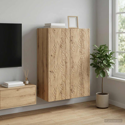 Wall-Mounted Cabinet 66 x 34.5 x 90 cm Engineered Wood