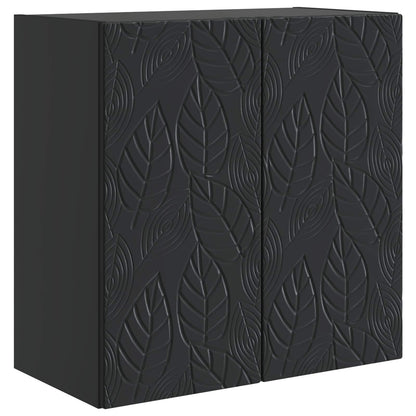 Wall-Mounted Cabinet Black 59 x 31 x 60 cm Engineered Wood
