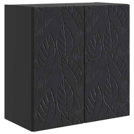 Wall-Mounted Cabinet 59 x 31 x 60 cm Engineered Wood Black