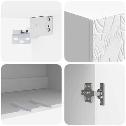 Wall-Mounted Cabinet 59 x 31 x 60 cm Engineered Wood