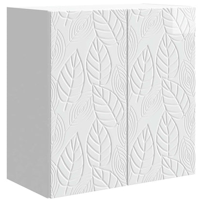 Wall-Mounted Cabinet High Gloss White 59 x 31 x 60 cm