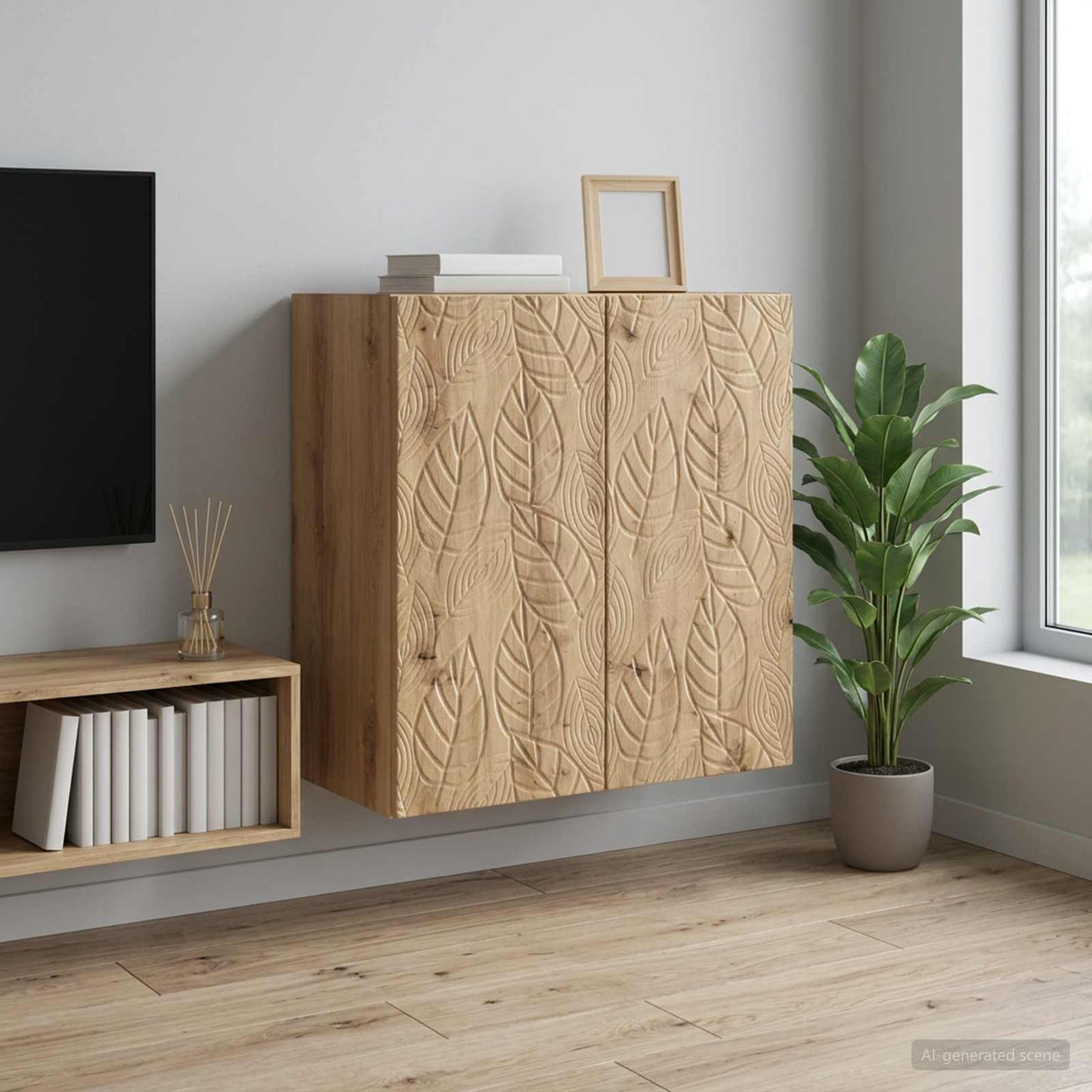 Wall-Mounted Cabinet 59 x 31 x 60 cm Engineered Wood