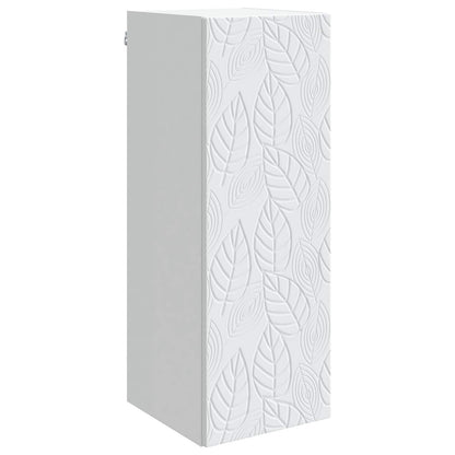 Wall-Mounted Cabinet White 33 x 34.5 x 90 cm Engineered Wood