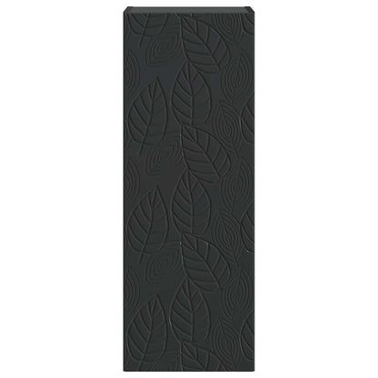 Wall-Mounted Cabinet Black 33 x 34.5 x 90 cm Engineered Wood