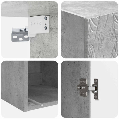 Wall-Mounted Cabinet 33 x 34.5 x 90 cm Engineered Wood