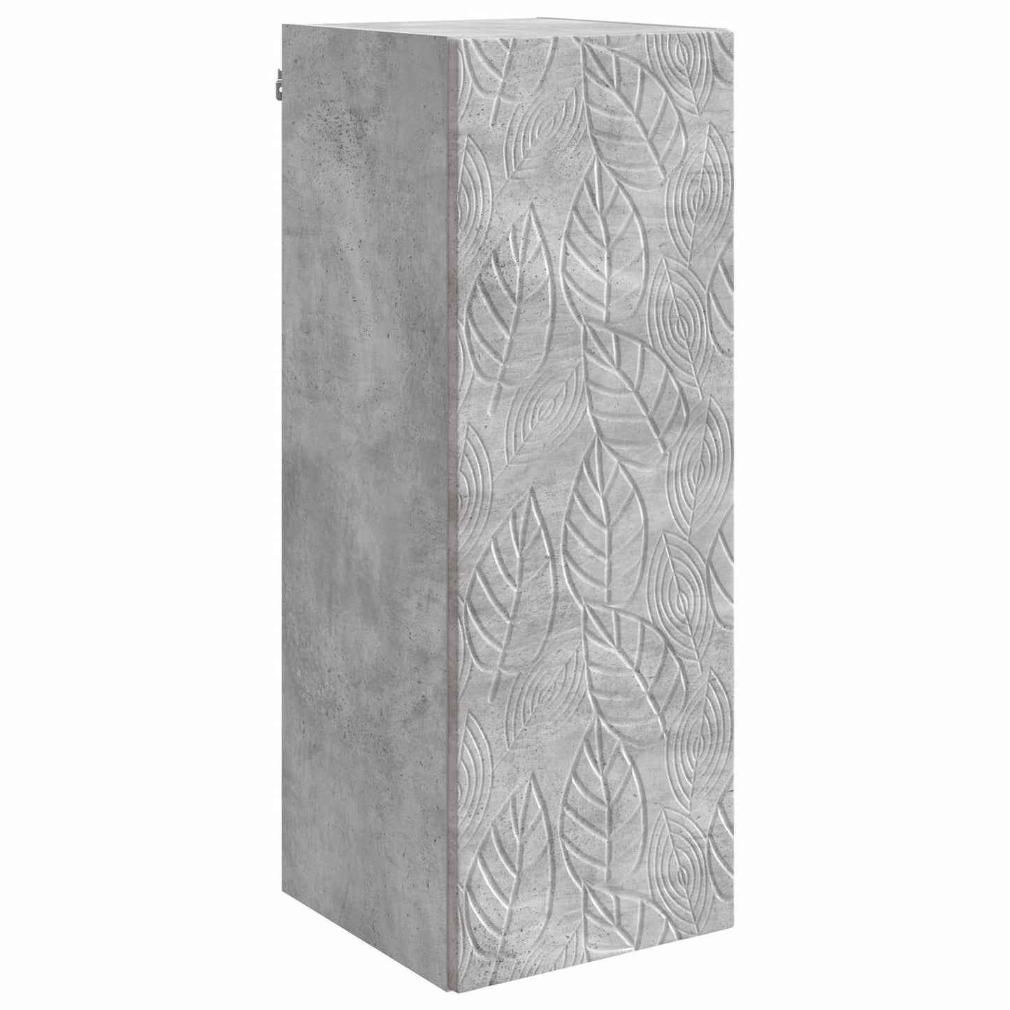 Wall-Mounted Cabinet Concrete Grey 33 x 34.5 x 90 cm