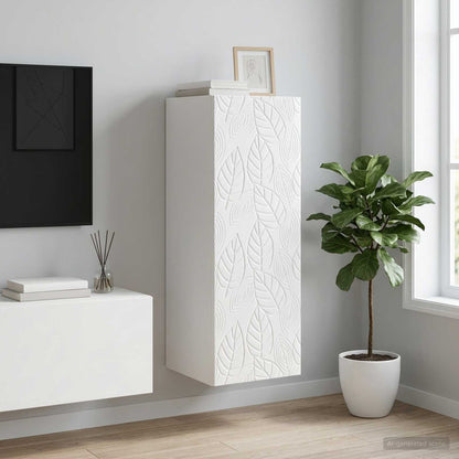 Wall-Mounted Cabinet 33 x 34.5 x 90 cm Engineered Wood
