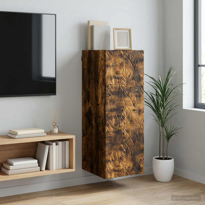 Wall-Mounted Cabinet 33 x 34.5 x 90 cm Engineered Wood