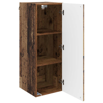 Wall-Mounted Cabinet Old Wood 33 x 34.5 x 90 cm Engineered Wood