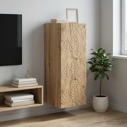 Wall-Mounted Cabinet 33 x 34.5 x 90 cm Engineered Wood