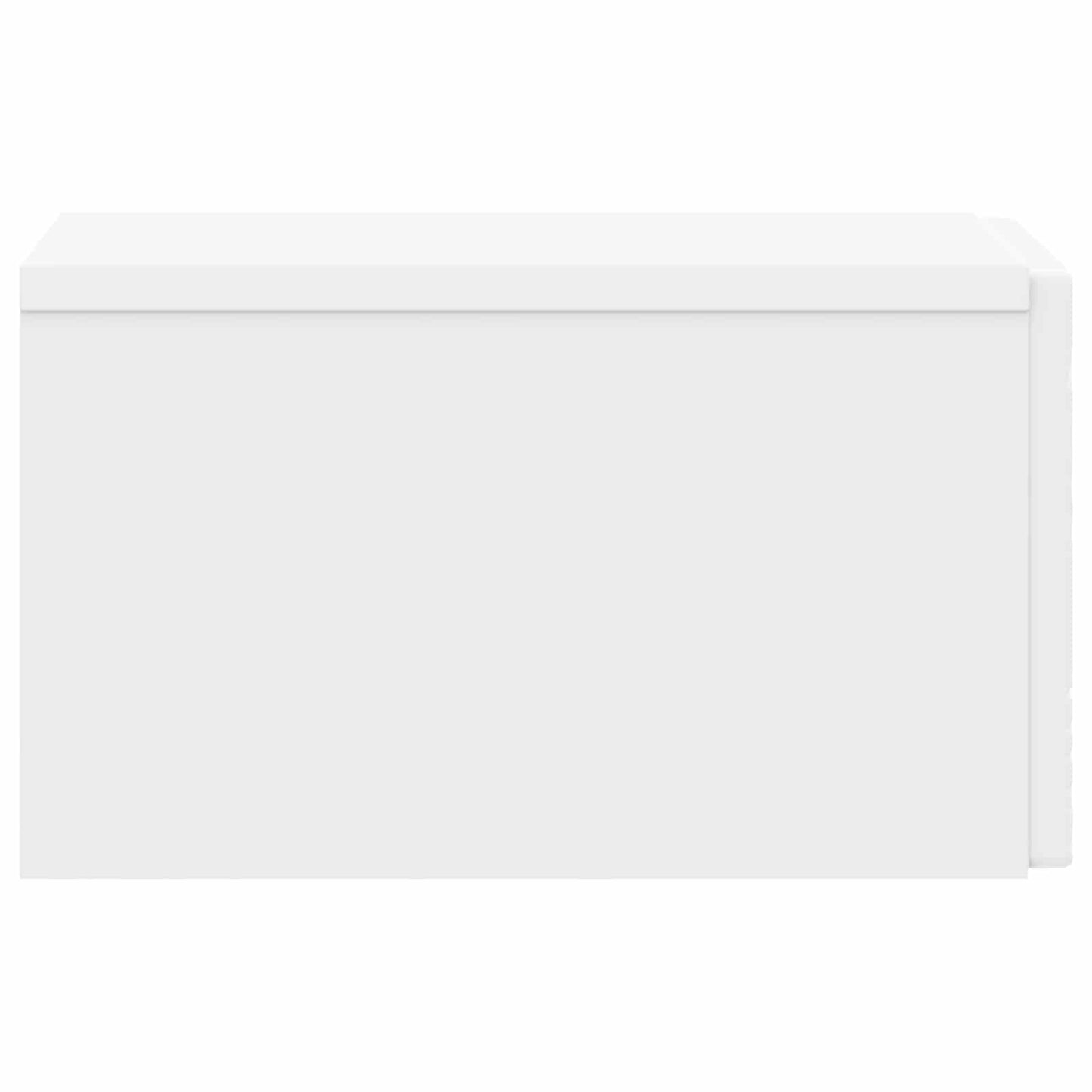 Wall-Mounted Side Table 2 pcs White 34.5 x 33 x 20 cm