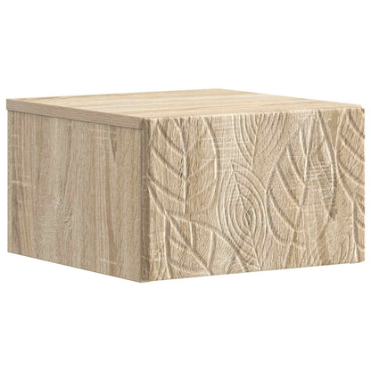 Wall-Mounted Side Table Sonoma Oak 34.5 x 33 x 20 cm