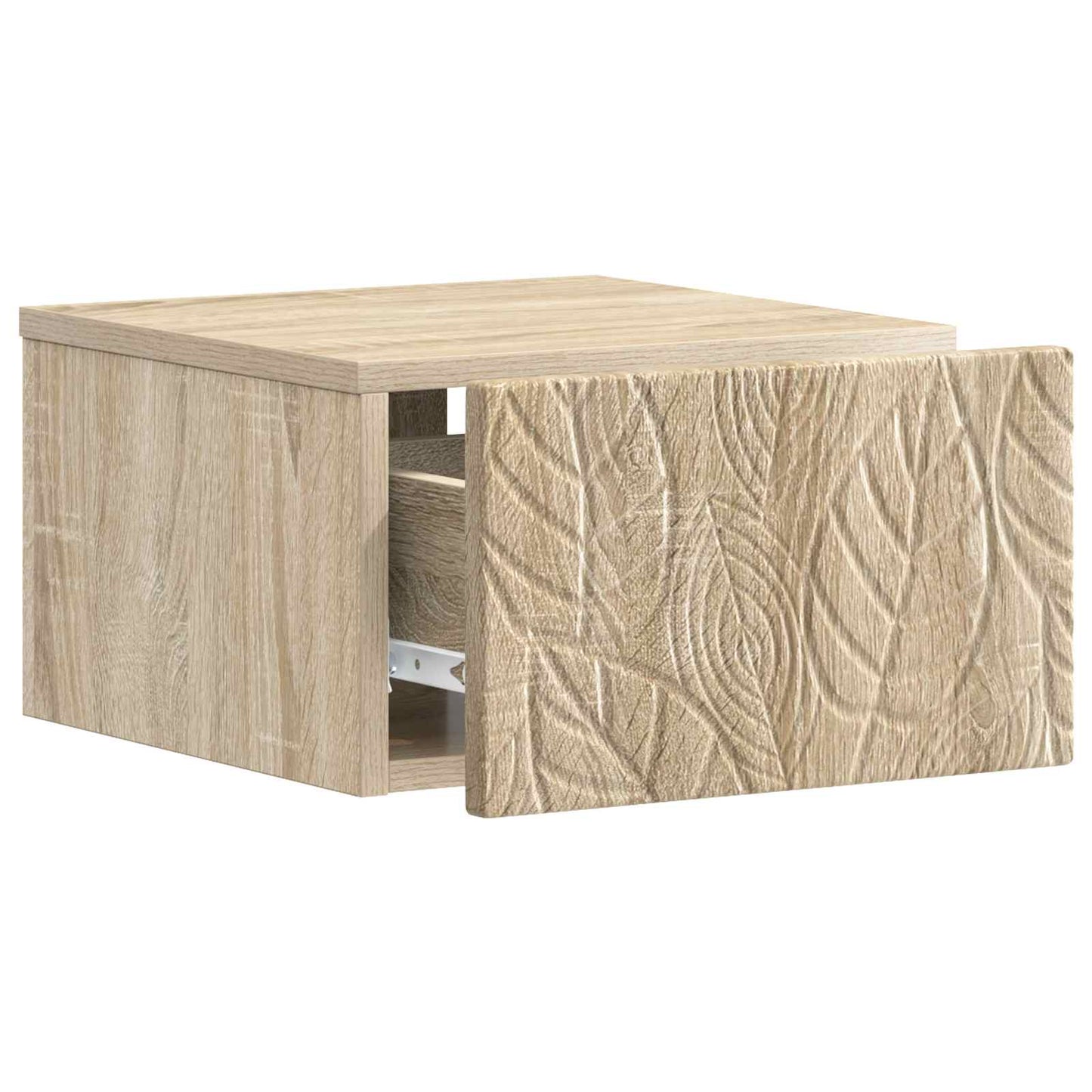 Wall-Mounted Side Table 2 pcs Sonoma Oak 34.5 x 33 x 20 cm
