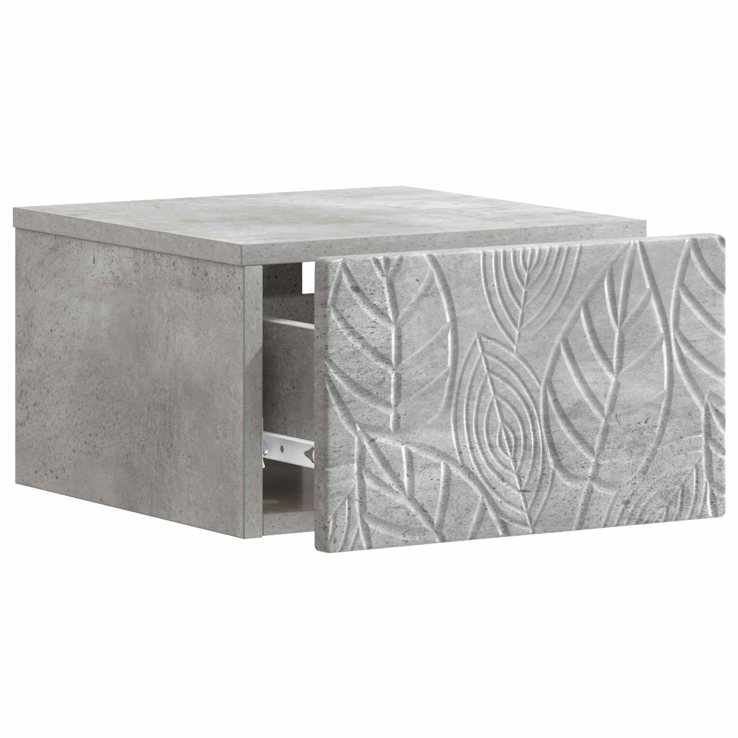 Wall-Mounted Side Table Concrete Grey 34.5 x 33 x 20 cm