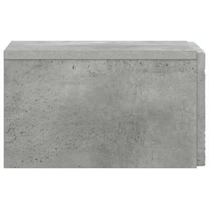 Wall-Mounted Side Table Concrete Grey 34.5 x 33 x 20 cm