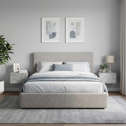 Wall-Mounted Side Table 2 pcs Concrete Grey 34.5 x 33 x 20 cm