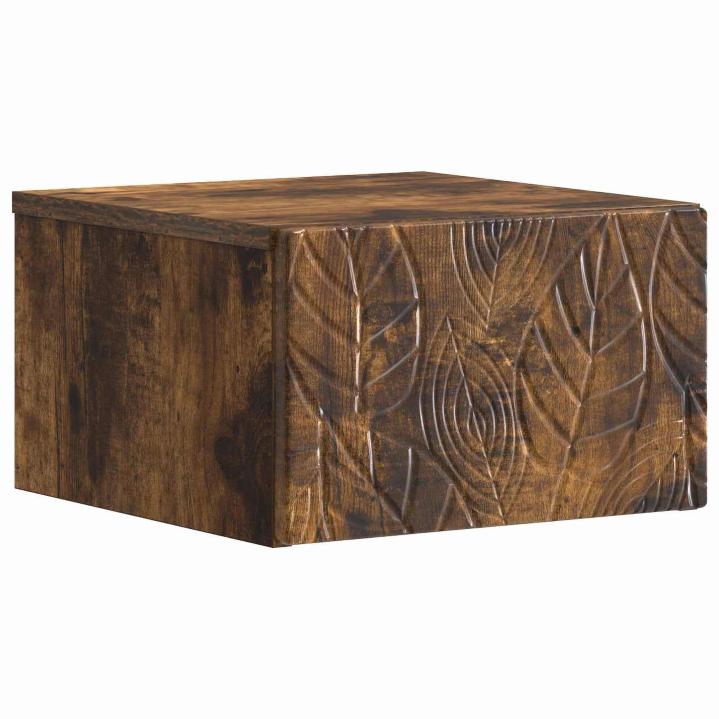 Wall-Mounted Side Table Smoked Oak 34.5 x 33 x 20 cm