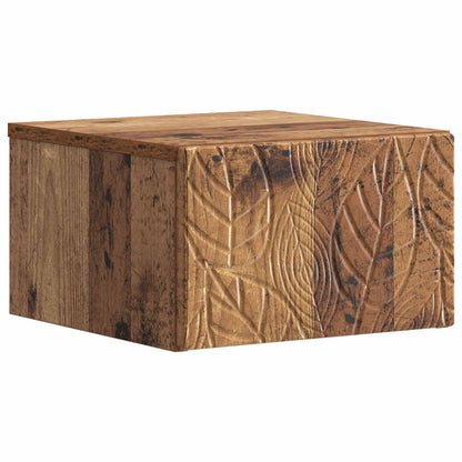 Wall-Mounted Side Table Old Wood 34.5 x 33 x 20 cm