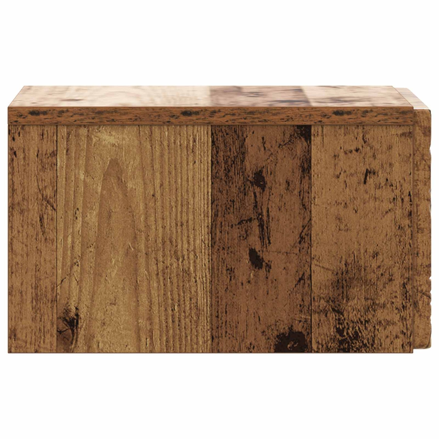 Wall-Mounted Side Table Old Wood 34.5 x 33 x 20 cm