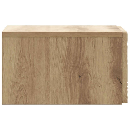 Wall-Mounted Side Table 2 pcs Artisan Oak 34.5 x 33 x 20 cm