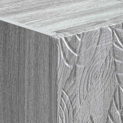 Wall-Mounted Bedside Cabinet Grey Sonoma 49 x 34.5 x 20 cm