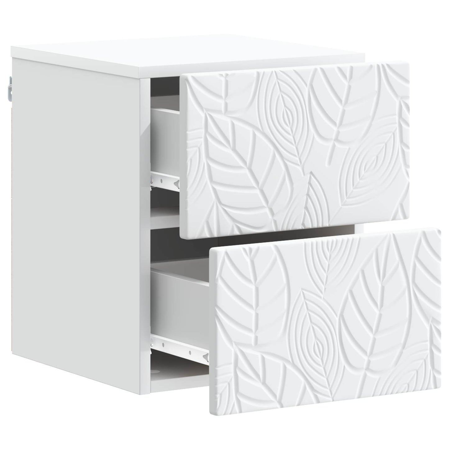 Wall-Mounted Bedside Cabinet White 34.5 x 33 x 40 cm