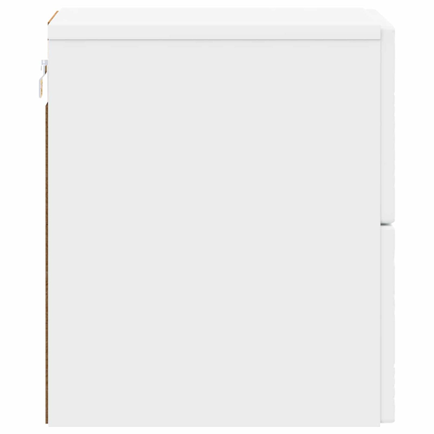 Wall-Mounted Bedside Cabinet White 34.5 x 33 x 40 cm