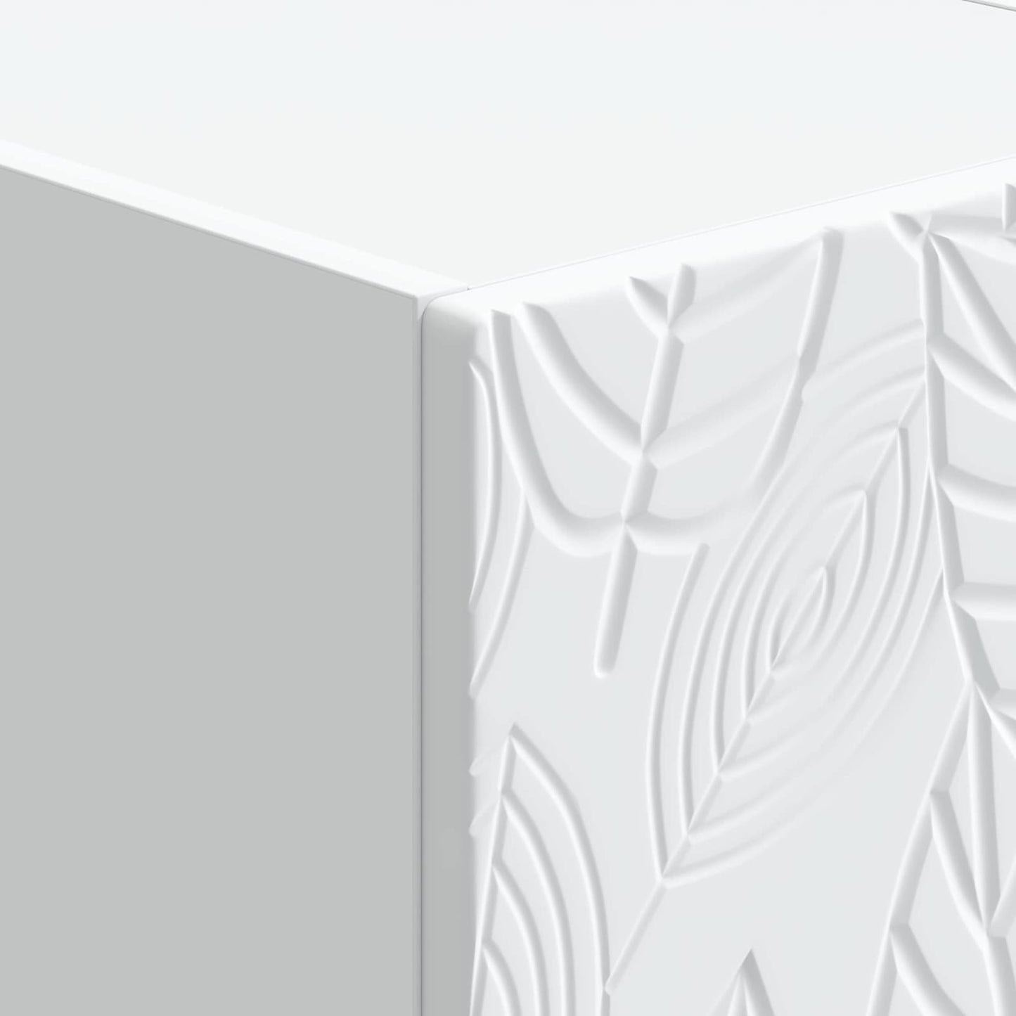Wall-Mounted Bedside Cabinet 2 pcs White 34.5 x 33 x 40 cm