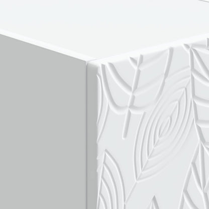 Wall-Mounted Bedside Cabinet 2 pcs White 34.5 x 33 x 40 cm