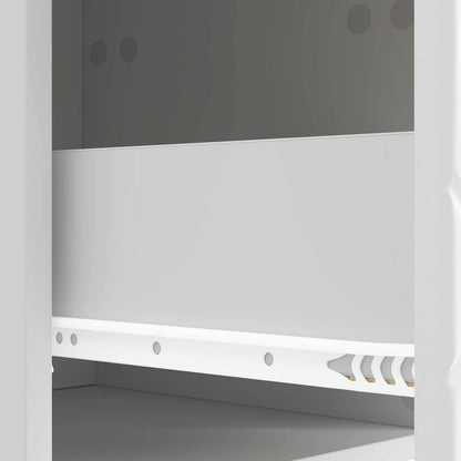 Wall-Mounted Bedside Cabinet 2 pcs White 34.5 x 33 x 40 cm