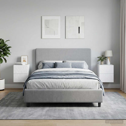 Wall-Mounted Bedside Cabinet 2 pcs White 34.5 x 33 x 40 cm