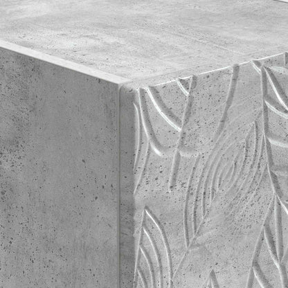 Wall-Mounted Bedside Cabinet Concrete Grey 34.5 x 33 x 40 cm