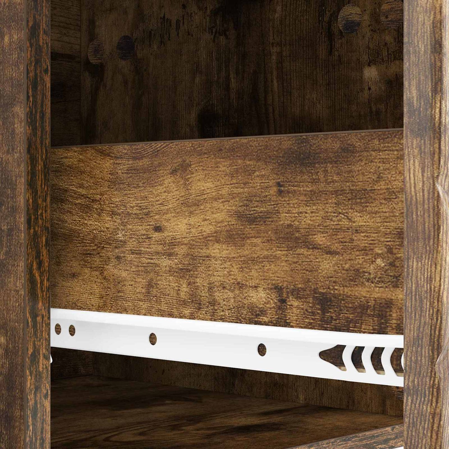 Wall-Mounted Bedside Cabinet Smoked Oak 34.5 x 33 x 40 cm