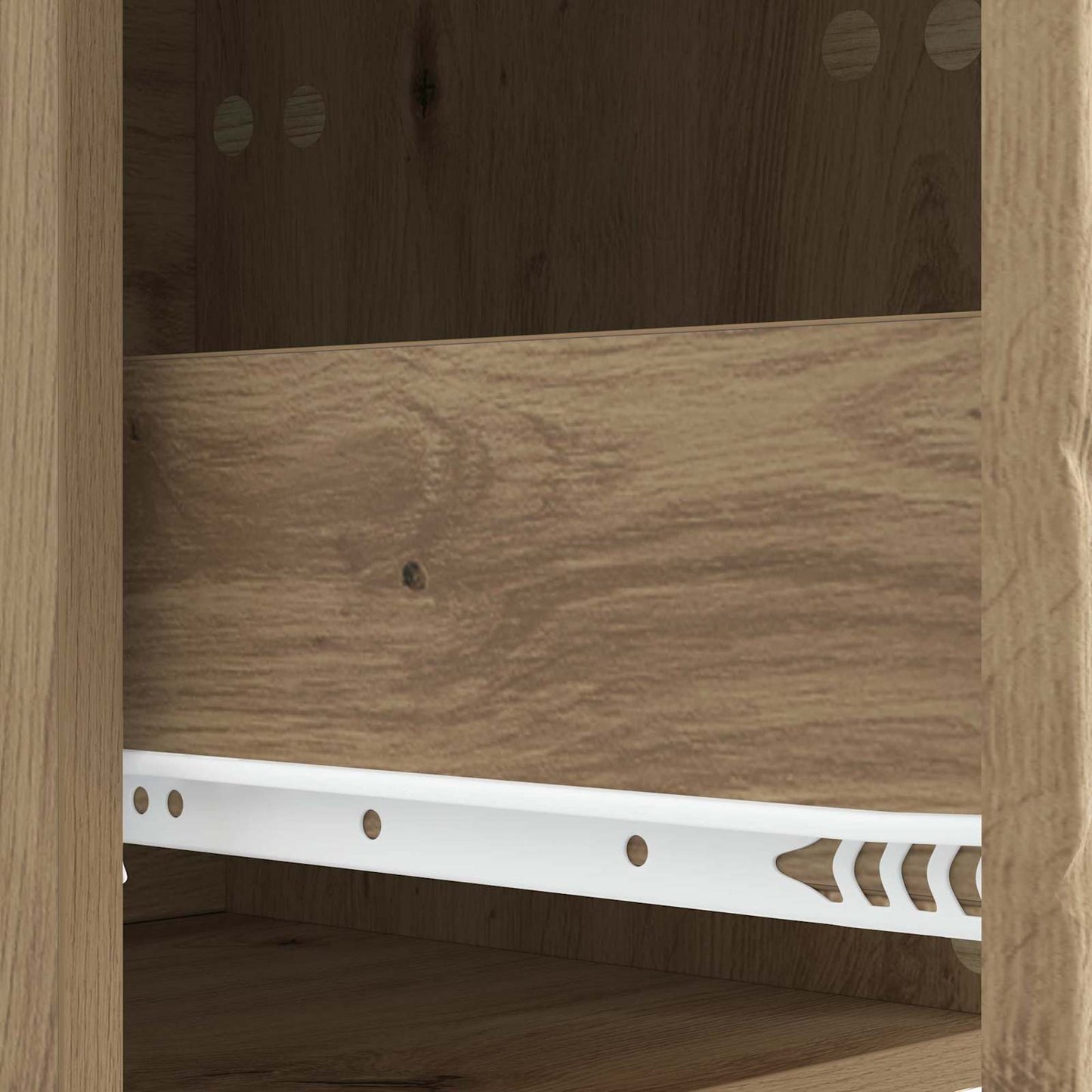 Wall-Mounted Bedside Cabinet Artisan Oak 34.5 x 33 x 40 cm