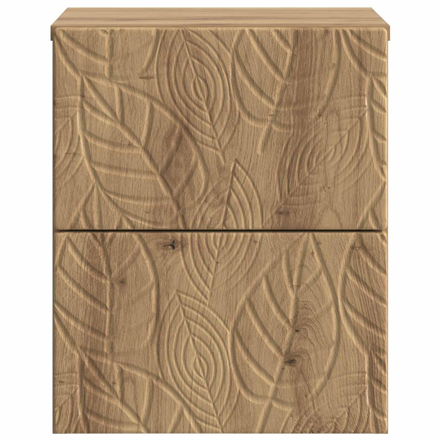 Wall-Mounted Bedside Cabinet 2 pcs Artisan Oak