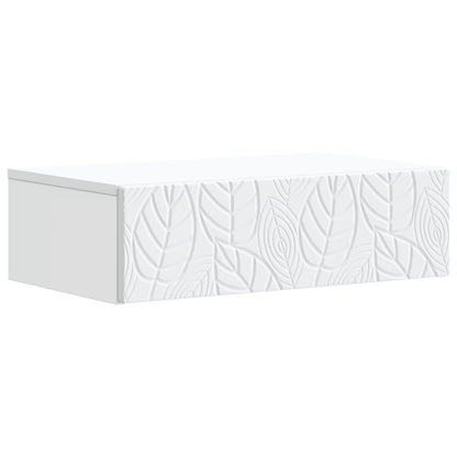 Wall-Mounted Side Table White 59 x 34.5 x 17 cm Engineered Wood