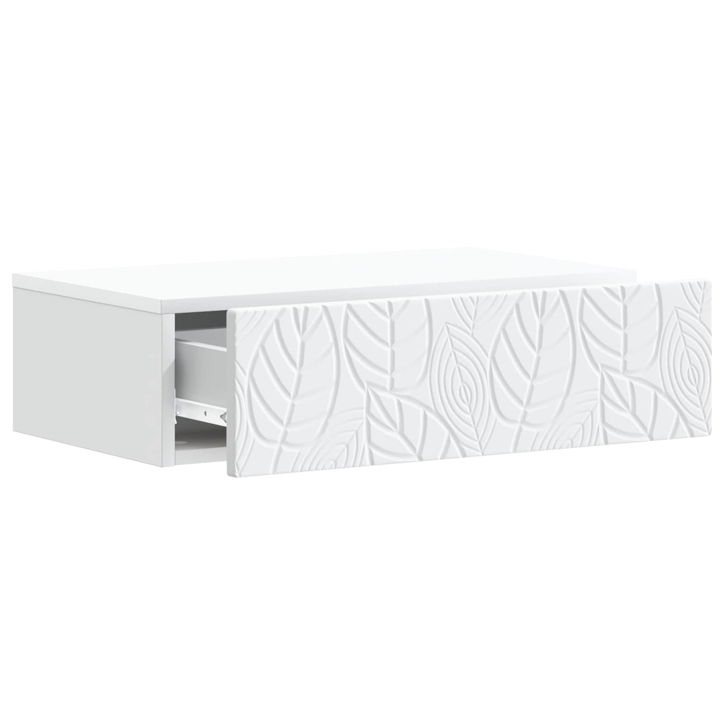Wall-Mounted Side Table White 59 x 34.5 x 17 cm Engineered Wood