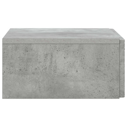 Wall-Mounted Side Table Concrete Grey 59 x 34.5 x 17 cm