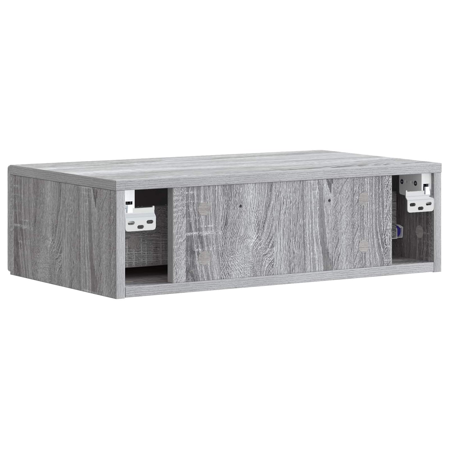 Wall-Mounted Side Table Grey Sonoma 59 x 34.5 x 17 cm